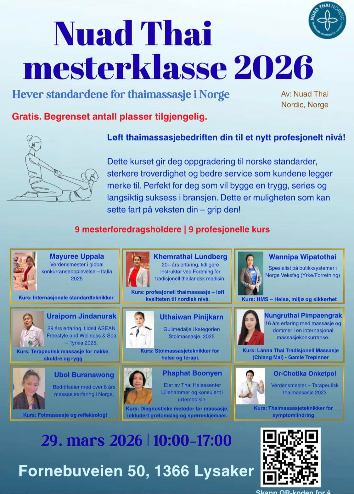Nuad Thai mesterklasse 2026
