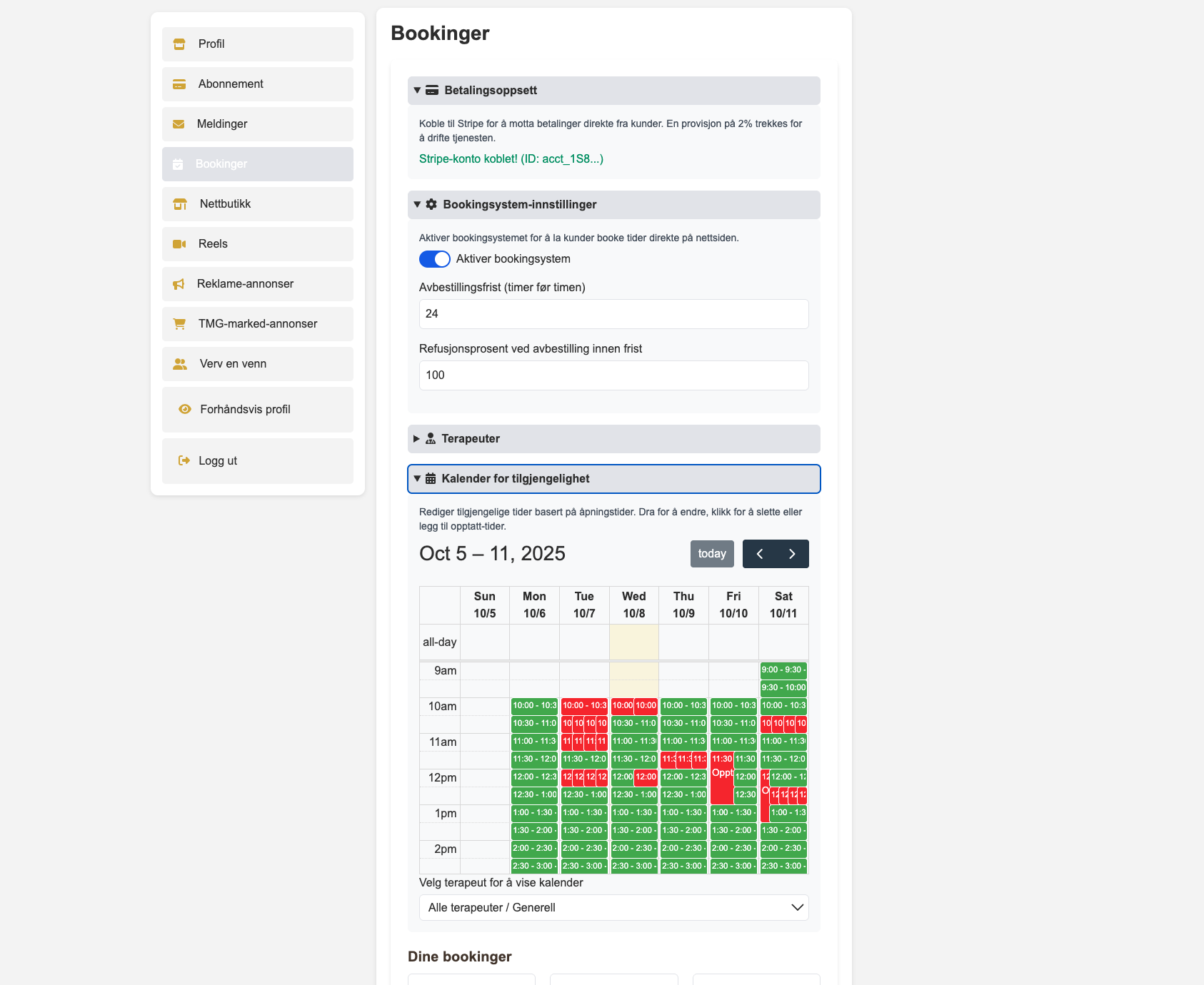 Nå kan du aktivere bookingsystemet på Thaimassasjeguiden!