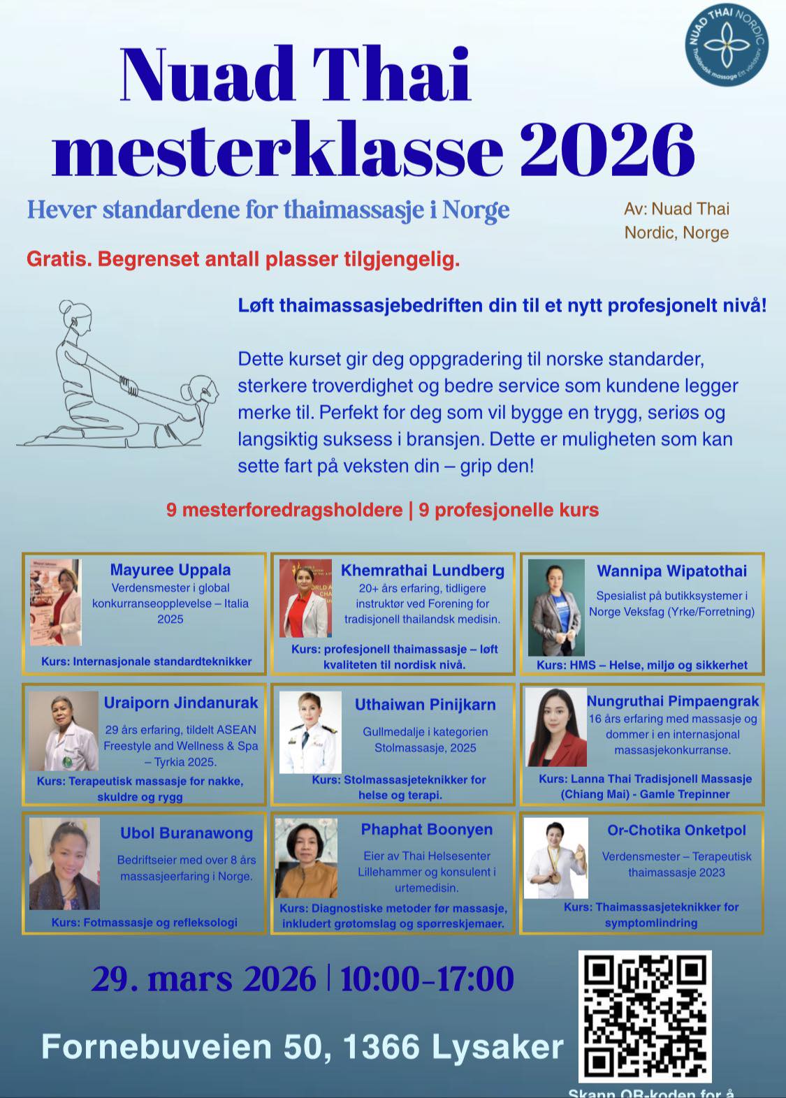 Nuad Thai mesterklasse 2026